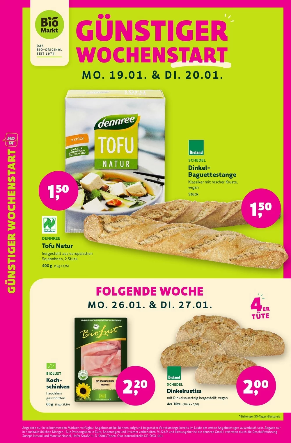 BioMarkt prospekt januar 14 27 3