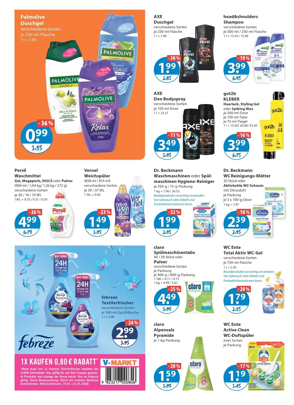 V Markt prospekt januar 15 21 10