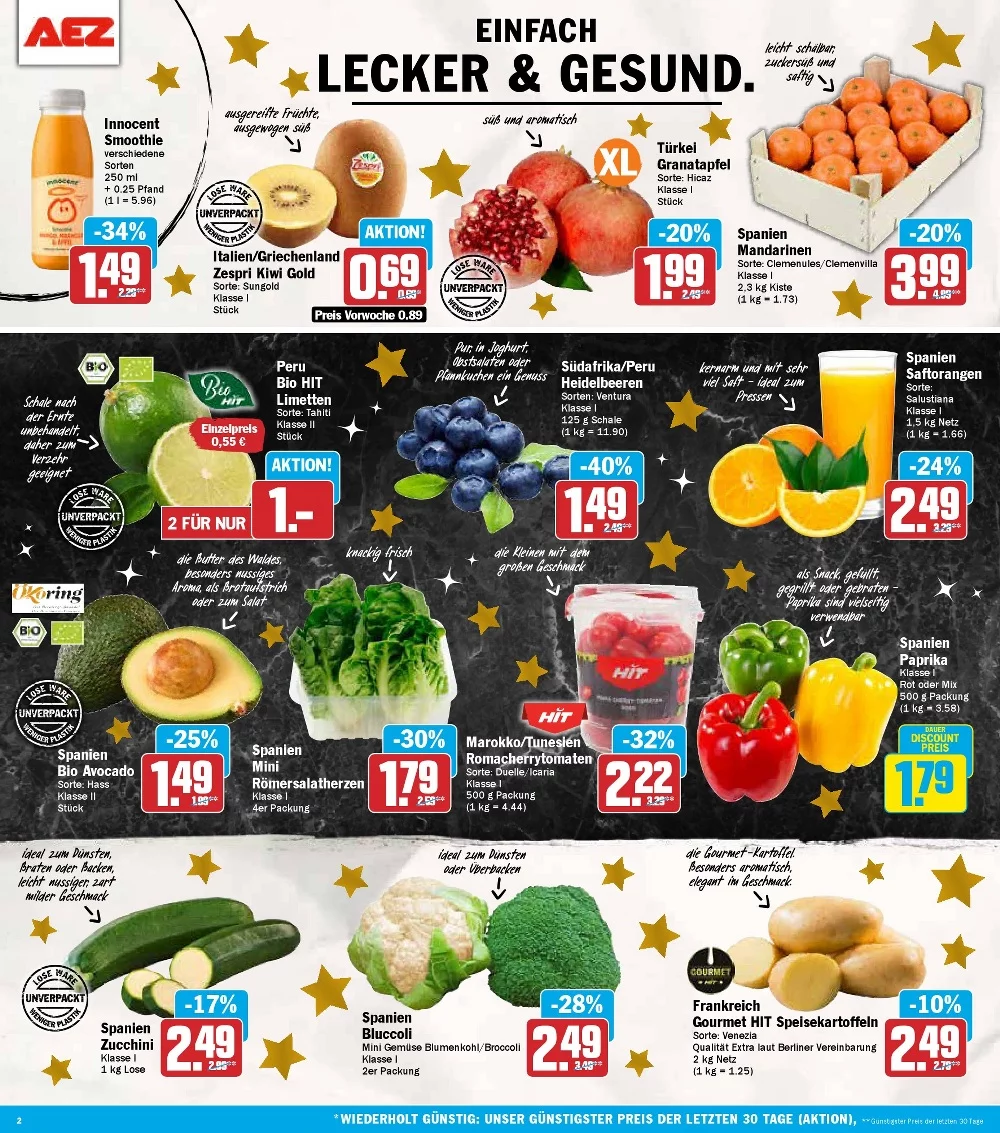 AEZ Prospekt 22.12.2025 bis 27.12.2025 2 aez prospekt dezember 22 27 2
