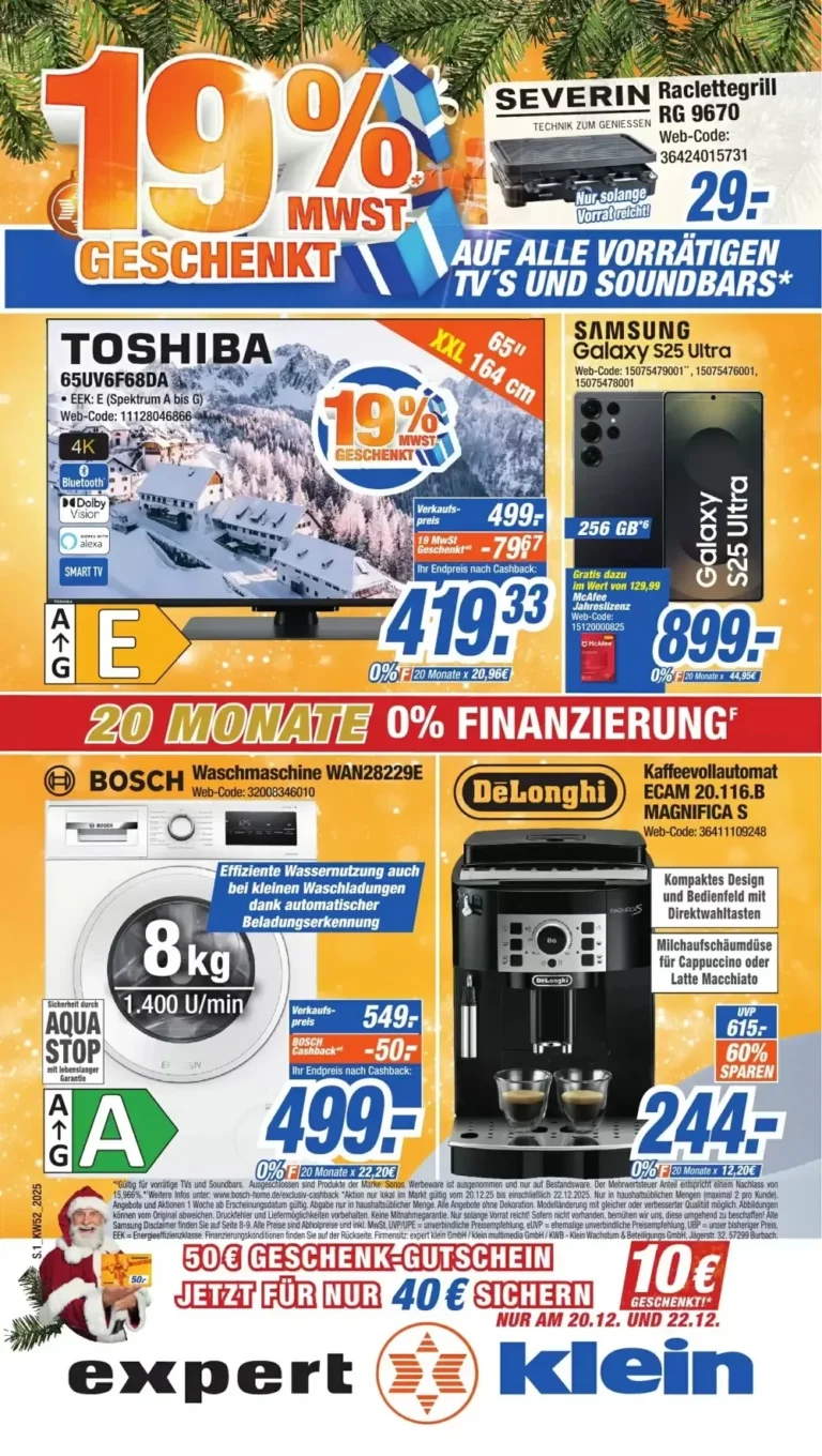 expert klein prospekt kw52