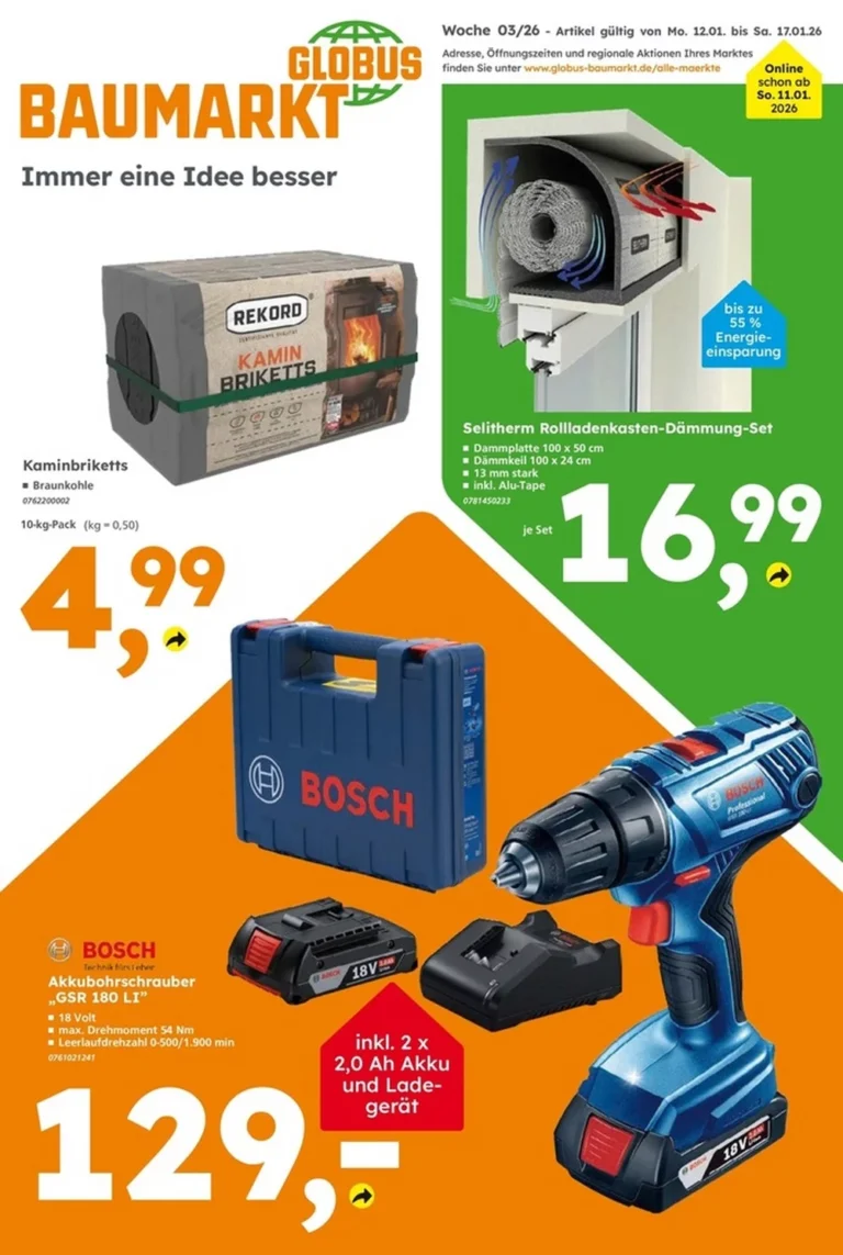 globus baumarkt prospekt kw-3