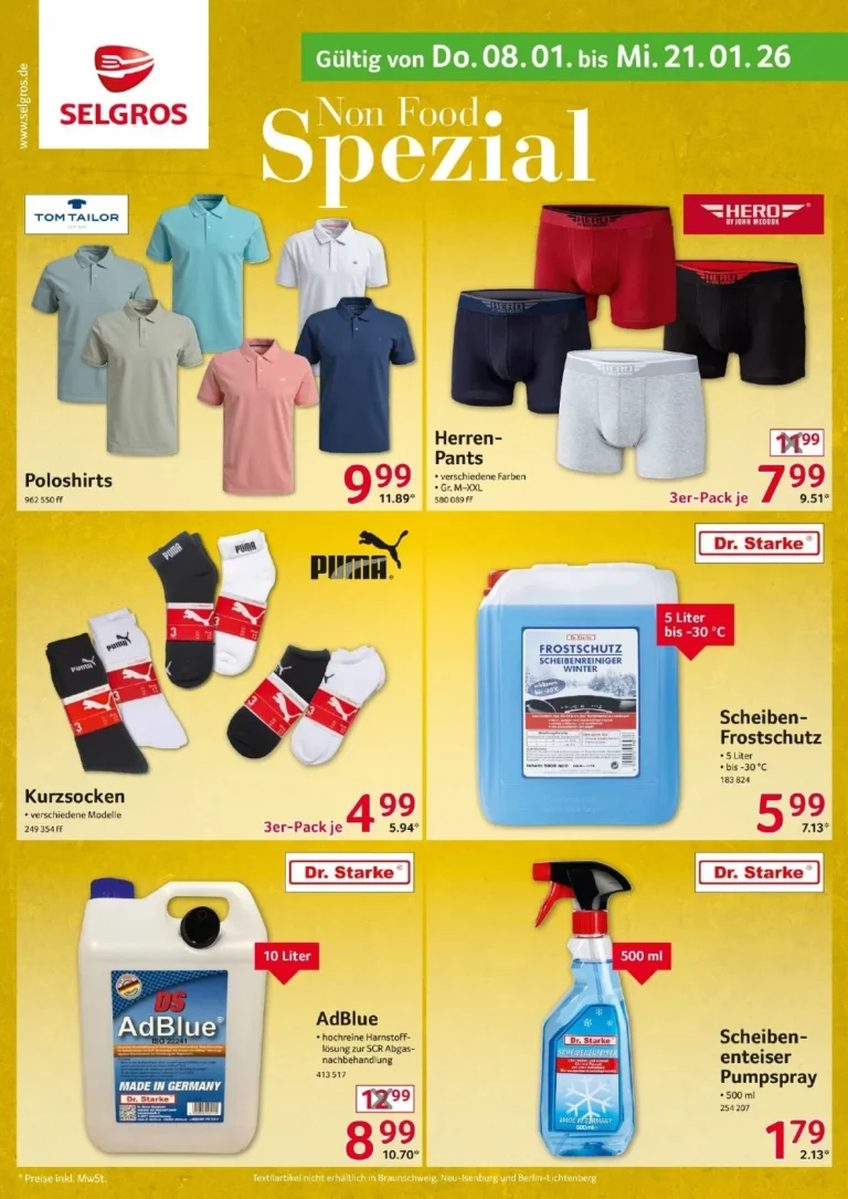 selgros nonfood prospekt kw2-3
