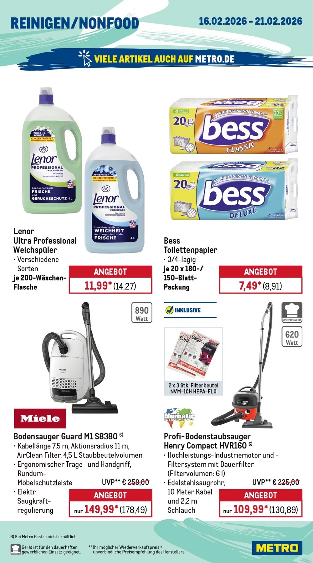 METRO Gastro prospekt februar 16 21 18