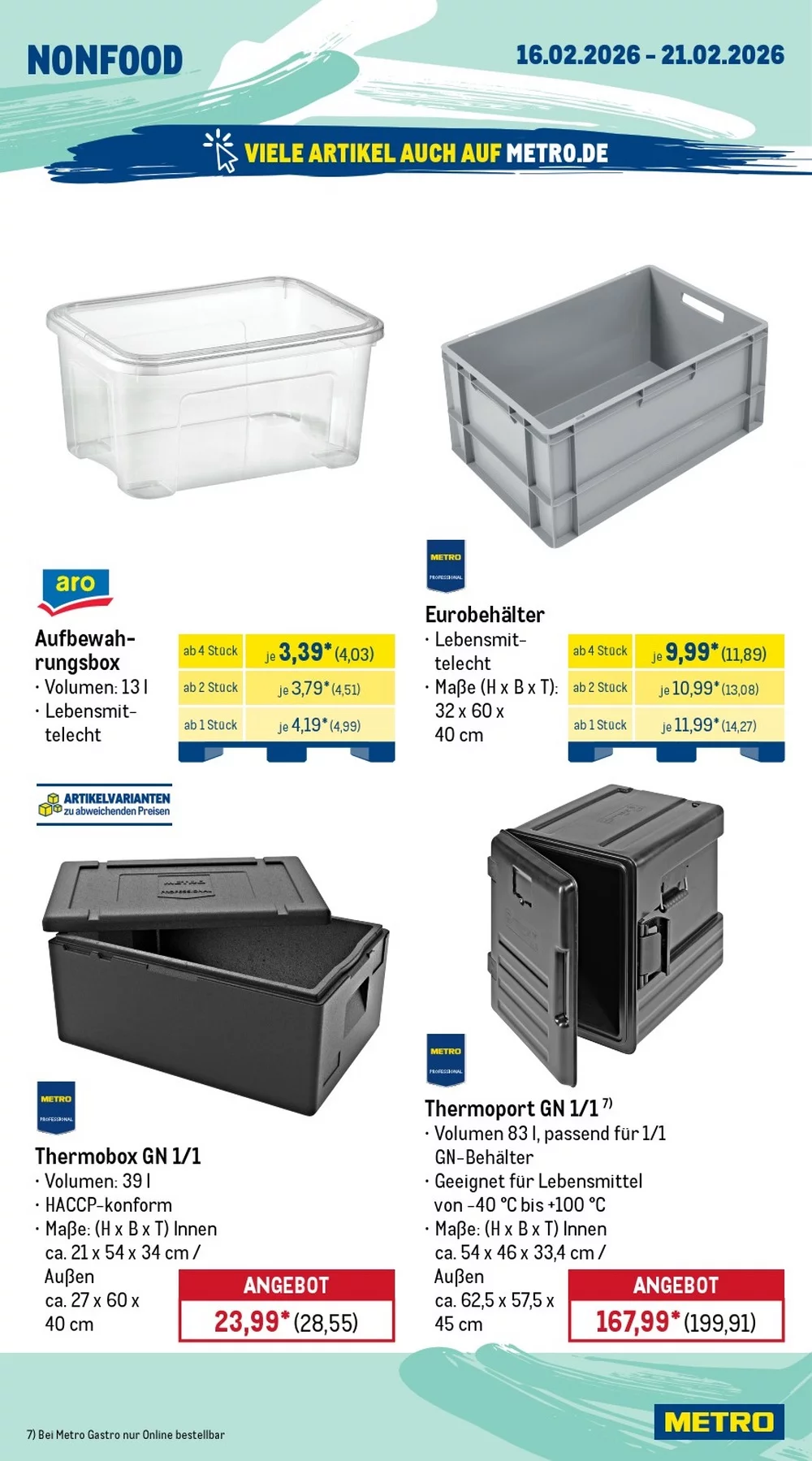 METRO Gastro prospekt februar 16 21 21