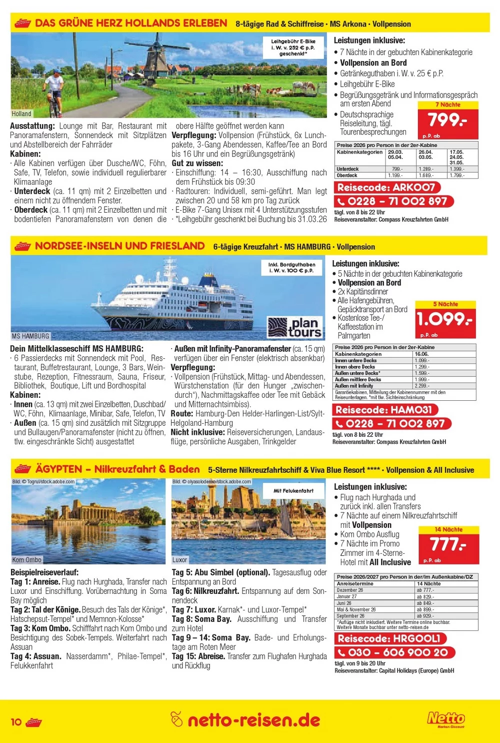 Netto marken prospekt Reisemagazin 2026 03 10