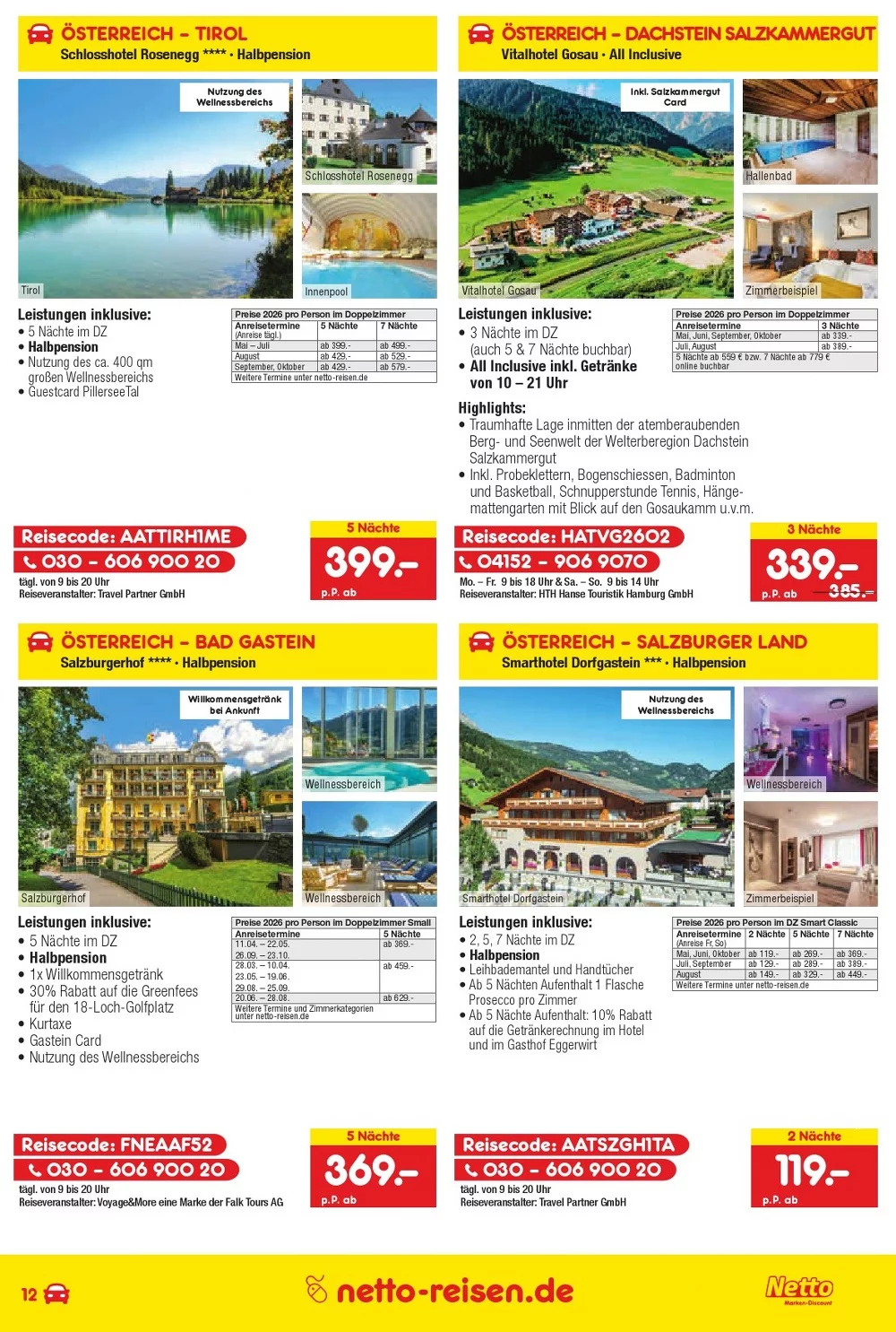Netto marken prospekt Reisemagazin 2026 03 12