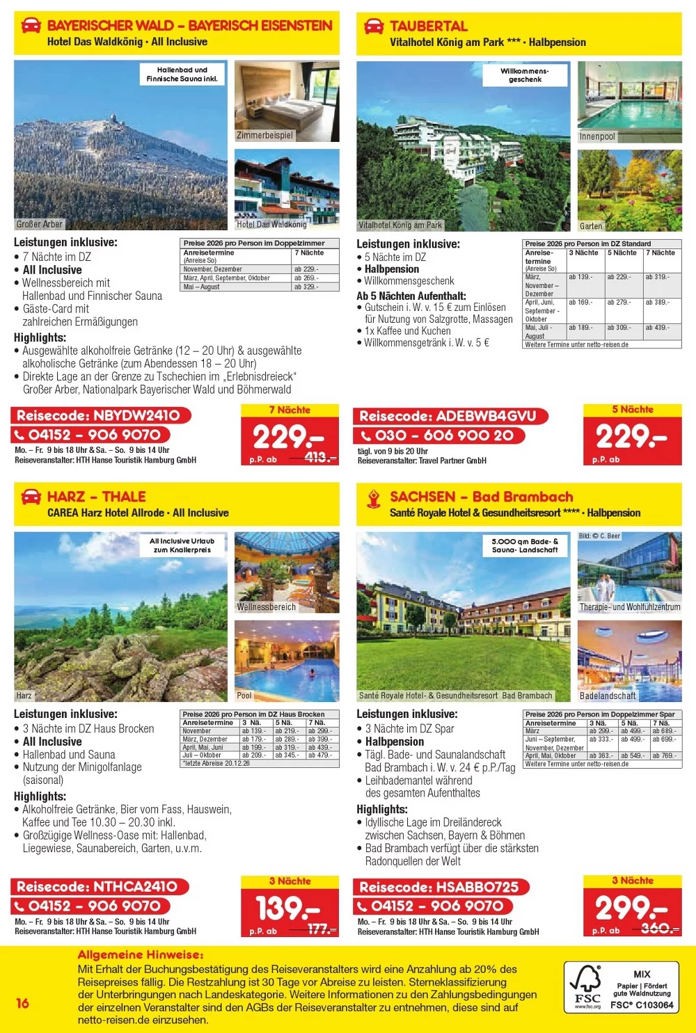 Netto marken prospekt Reisemagazin 2026 03 16