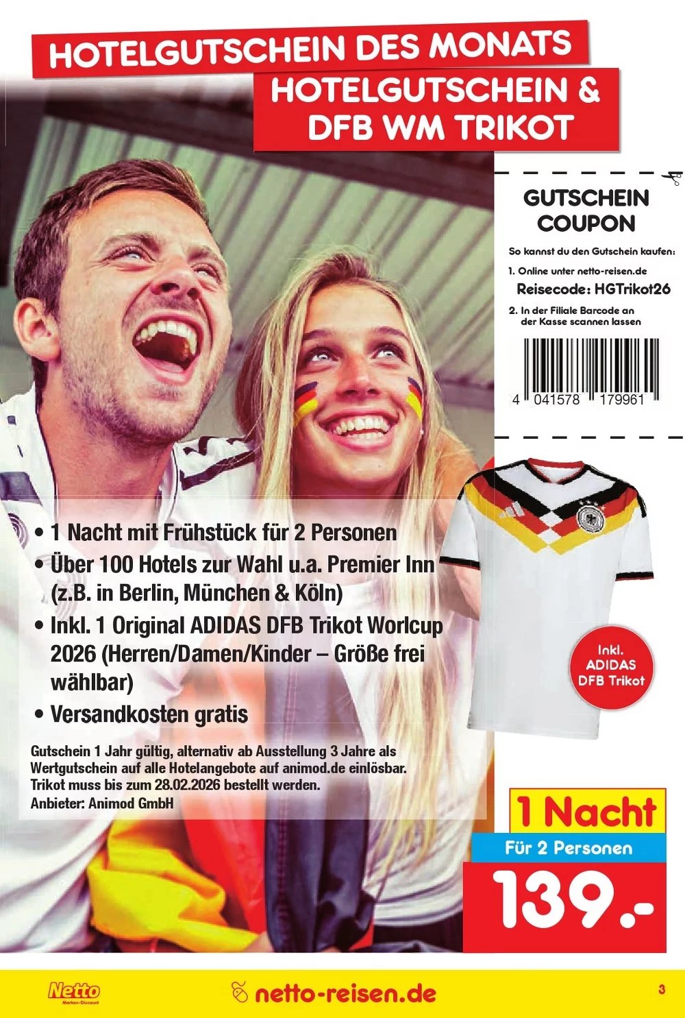 Netto marken prospekt Reisemagazin 2026 03 3