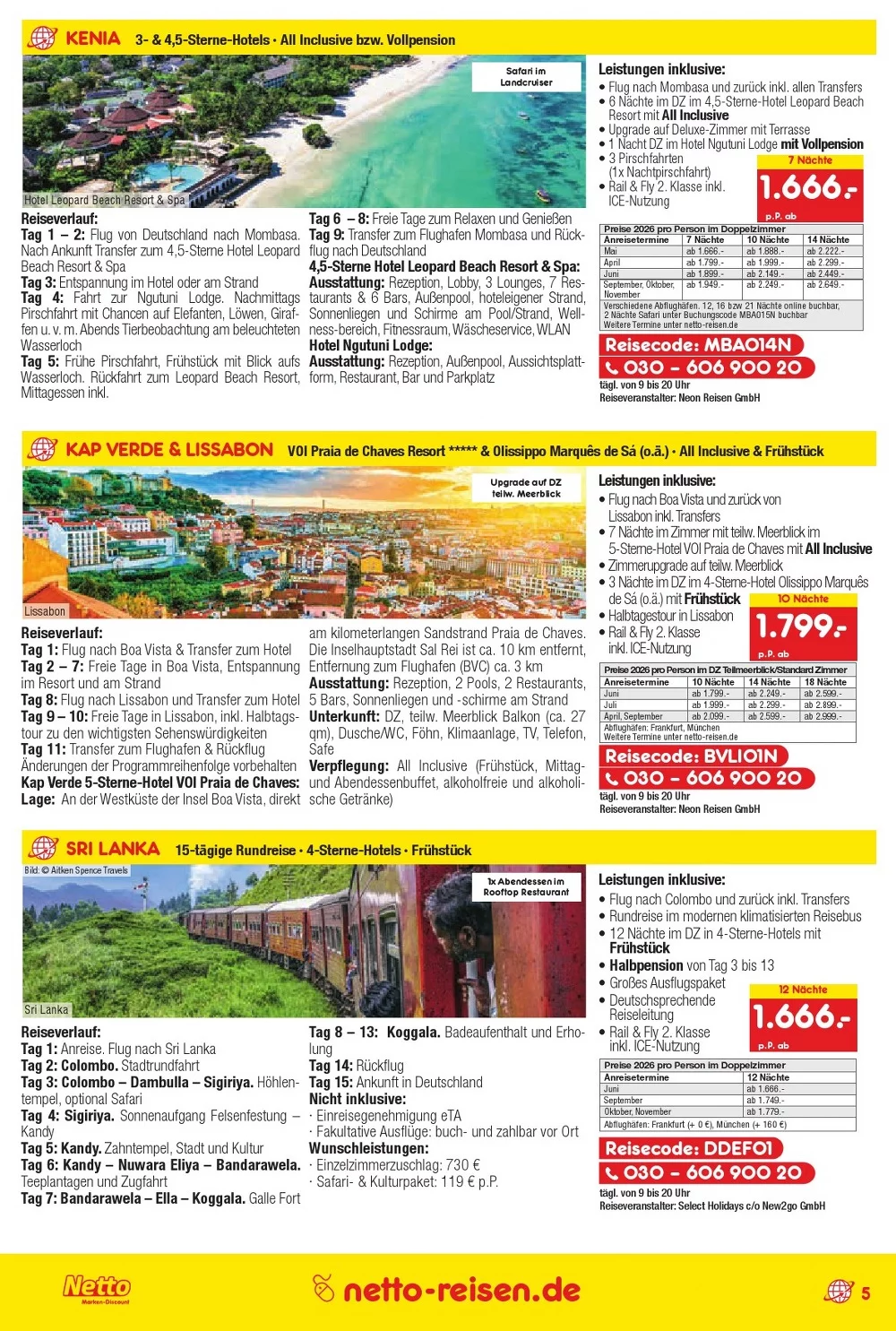 Netto marken prospekt Reisemagazin 2026 03 5