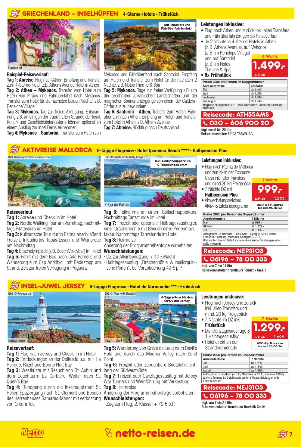 Netto marken prospekt Reisemagazin 2026 03 7