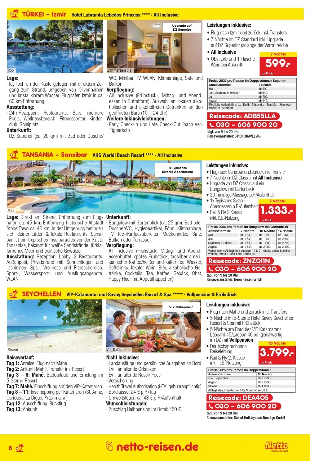 Netto marken prospekt Reisemagazin 2026 03 8