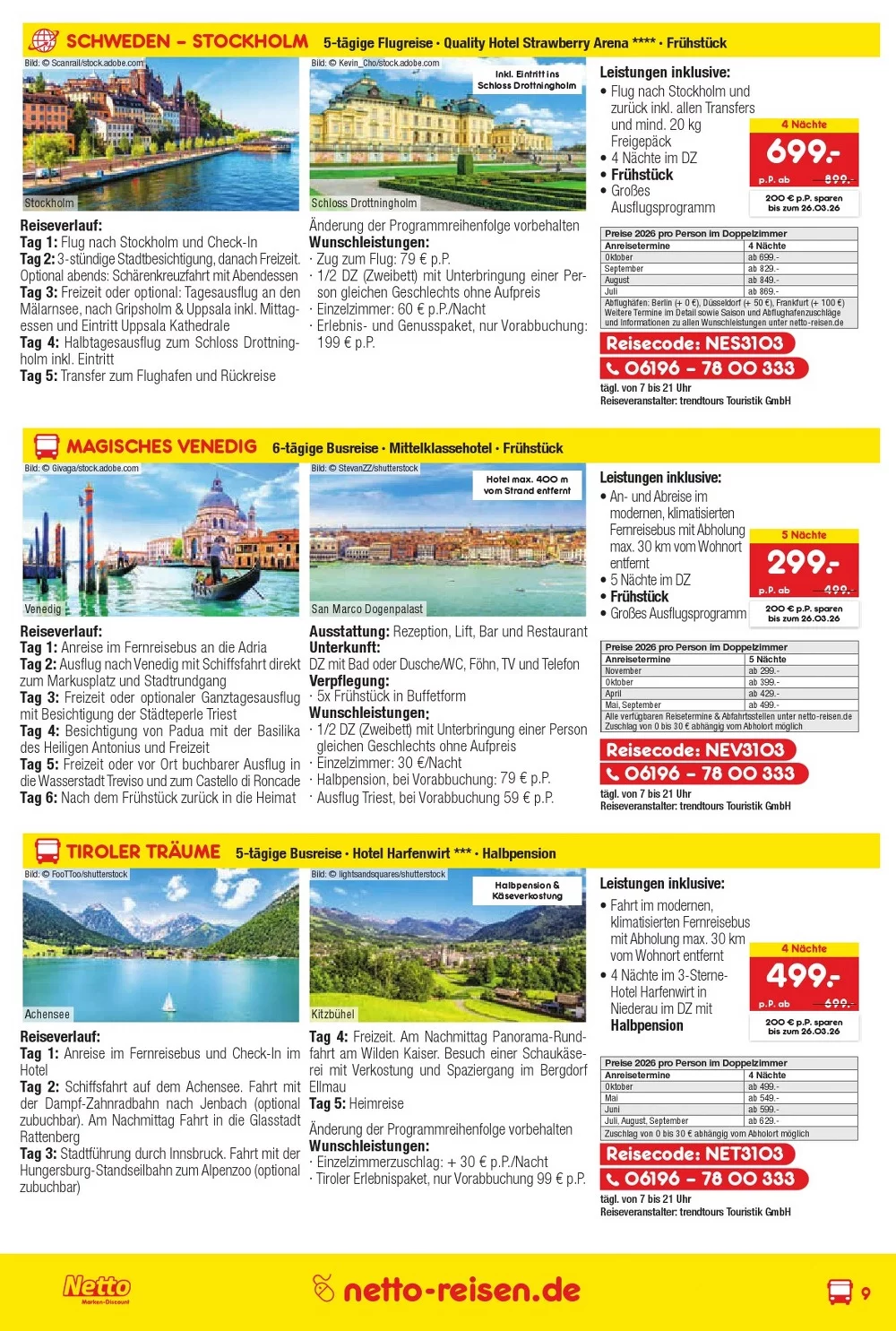 Netto marken prospekt Reisemagazin 2026 03 9