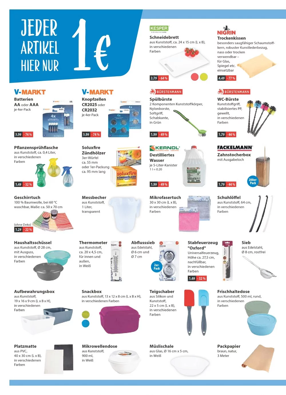 V Markt prospekt januar 22 28 12
