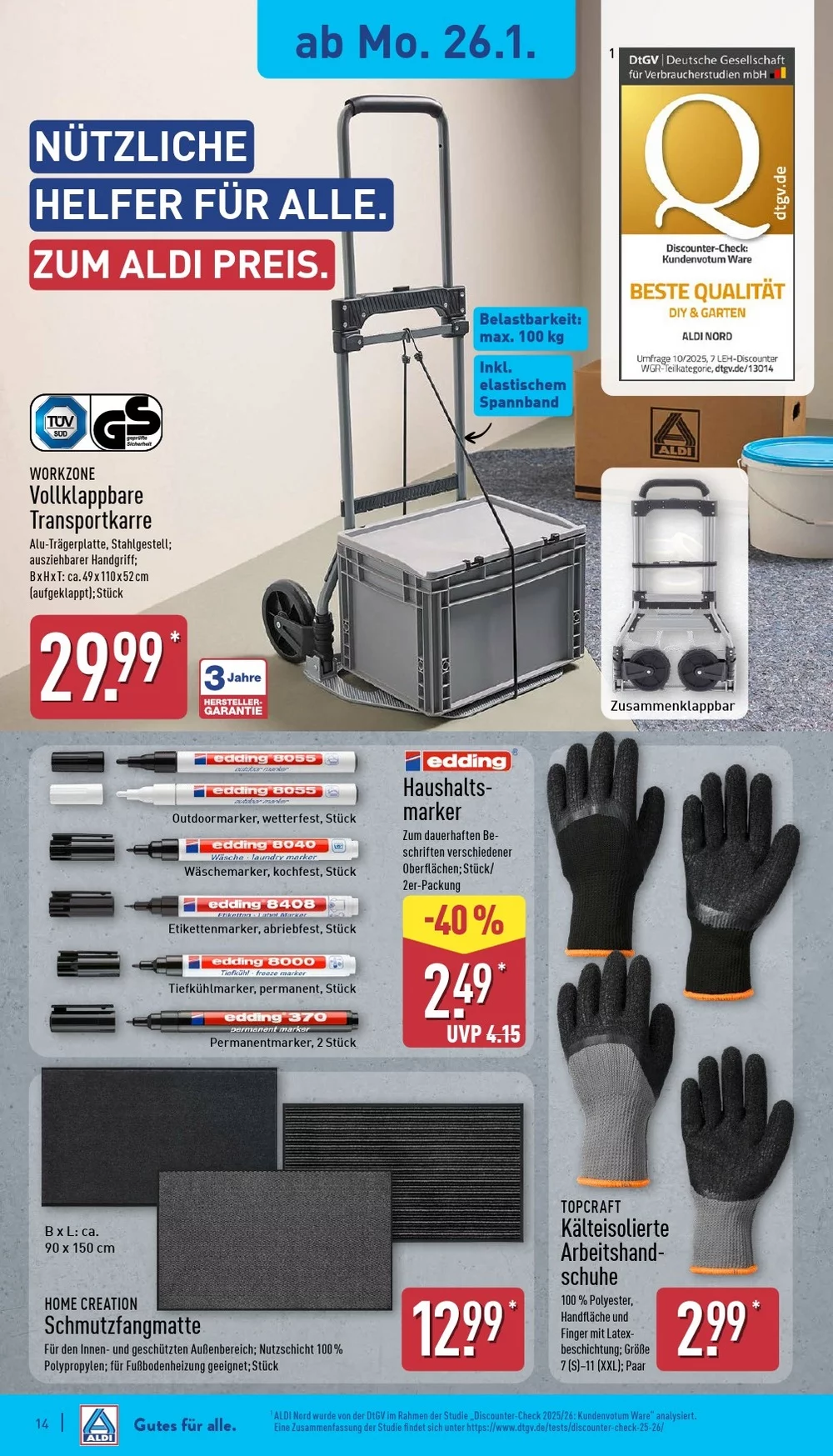 aldi nord prospekt januar 26 31 16