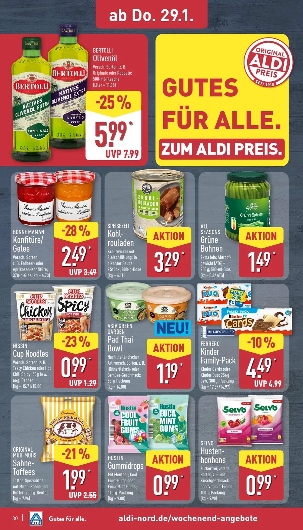 aldi nord prospekt januar 26 31 32