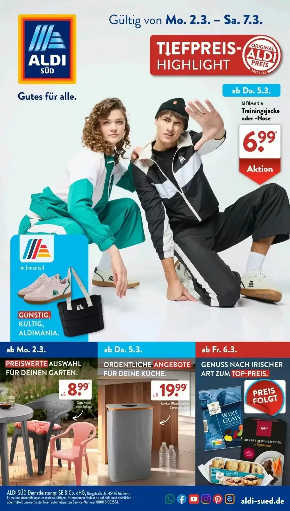 Aldi Süd Prospekt 02.03.2026 bis 07.03.2026 1 aldi süd prospekt kw-10