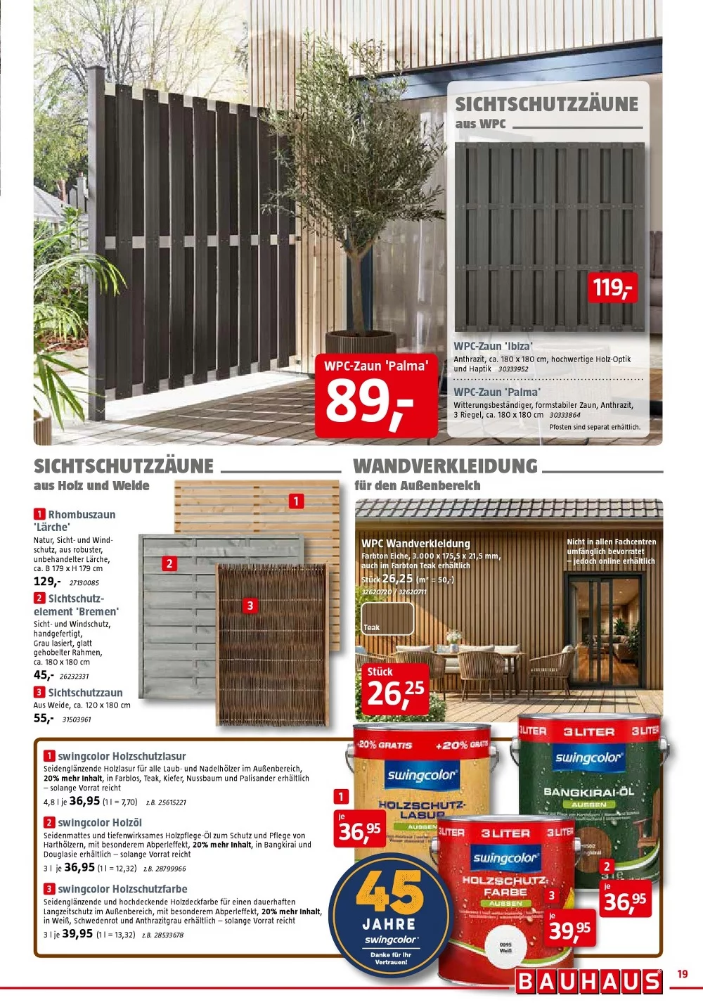 bauhaus prospekt marz 19