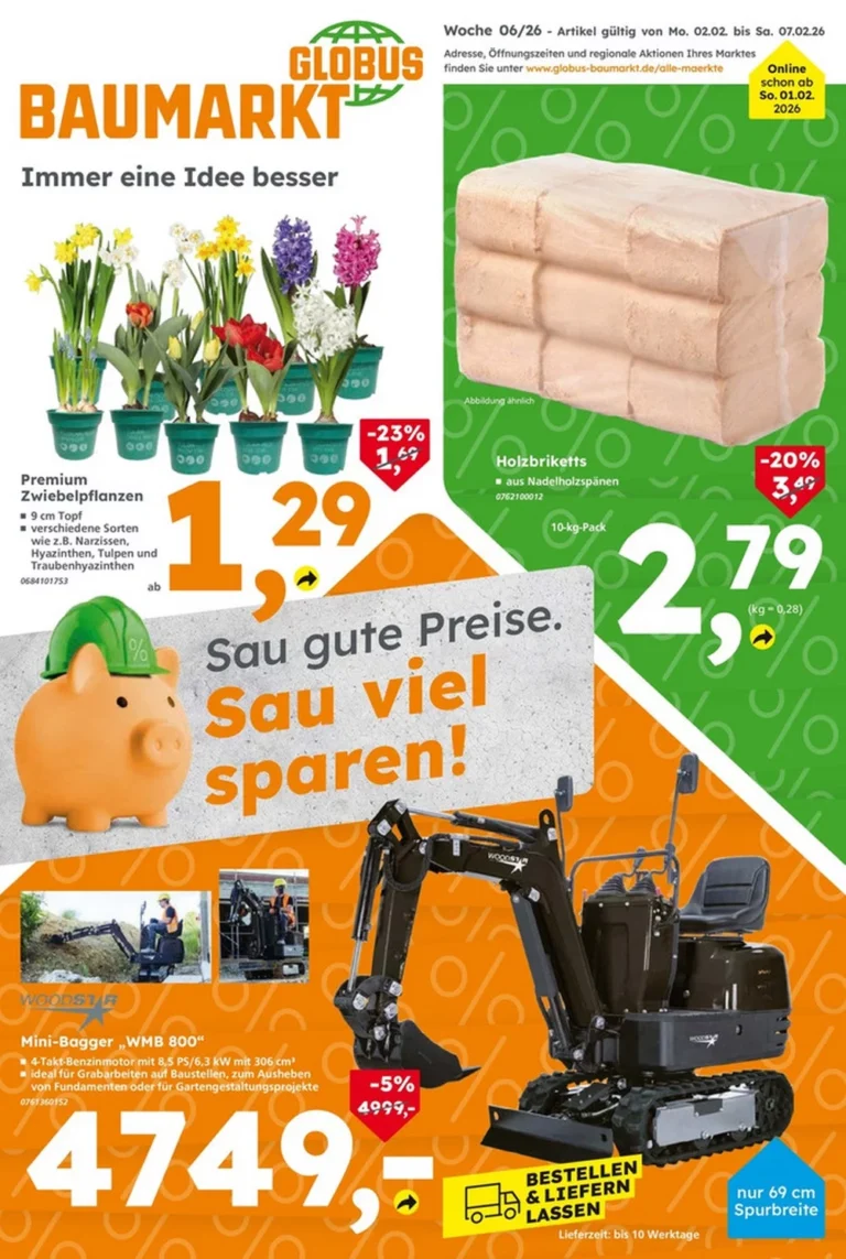 globus baumarkt prospekt kw-6