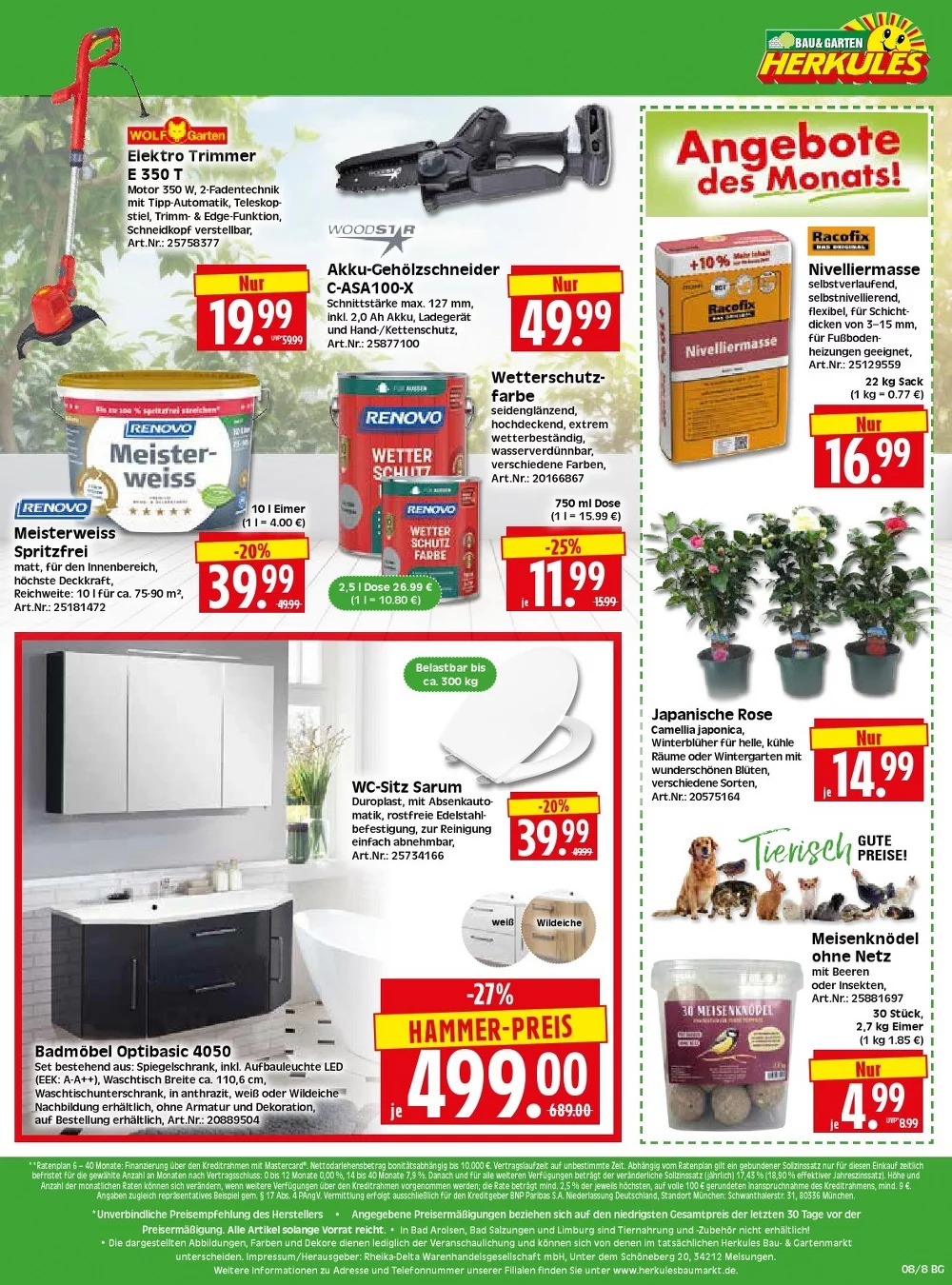 herkules baumarkt prospekt februar 16 21 8