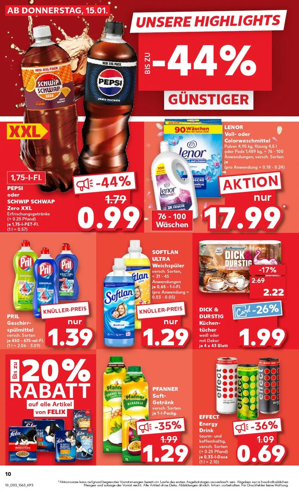 kaufland prospekt januar 15 21 10