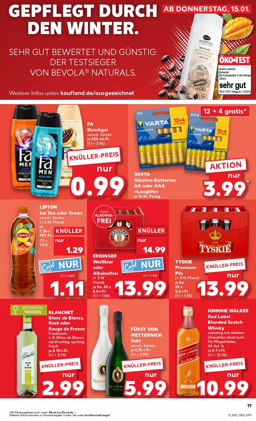 kaufland prospekt januar 15 21 11