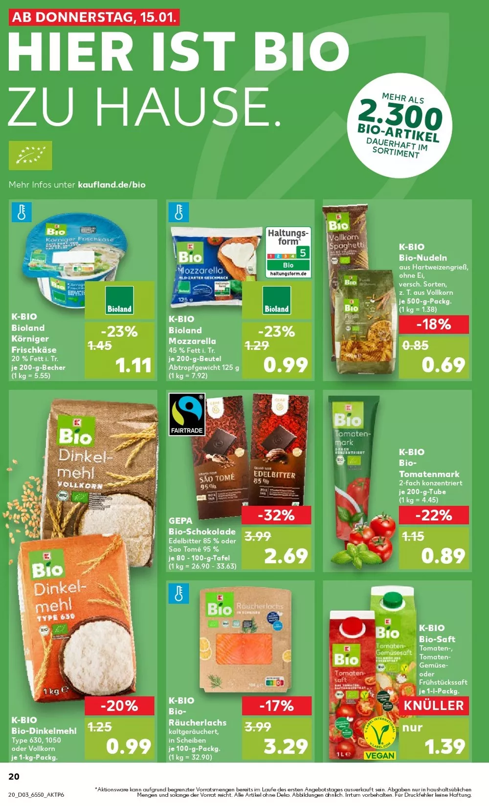 kaufland prospekt januar 15 21 20