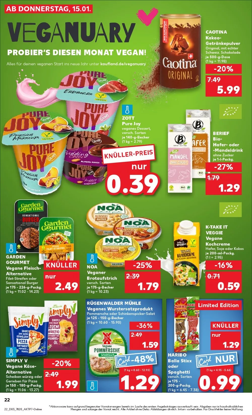 kaufland prospekt januar 15 21 22
