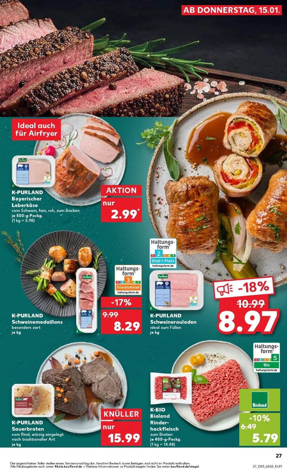 kaufland prospekt januar 15 21 27