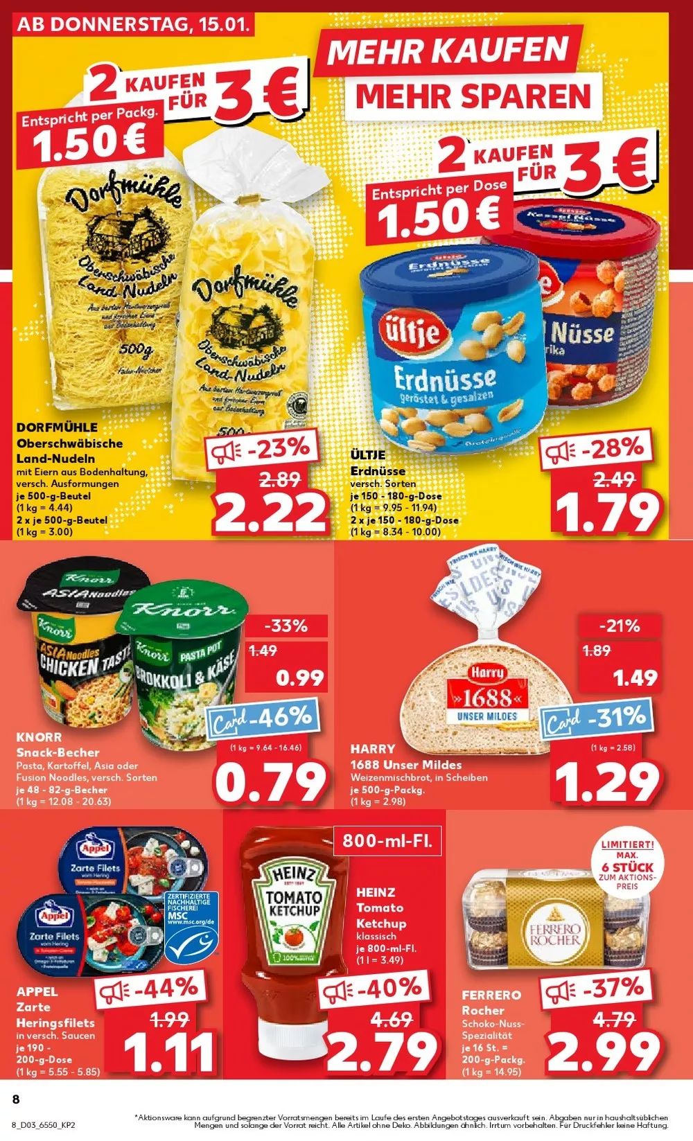 kaufland prospekt januar 15 21 8