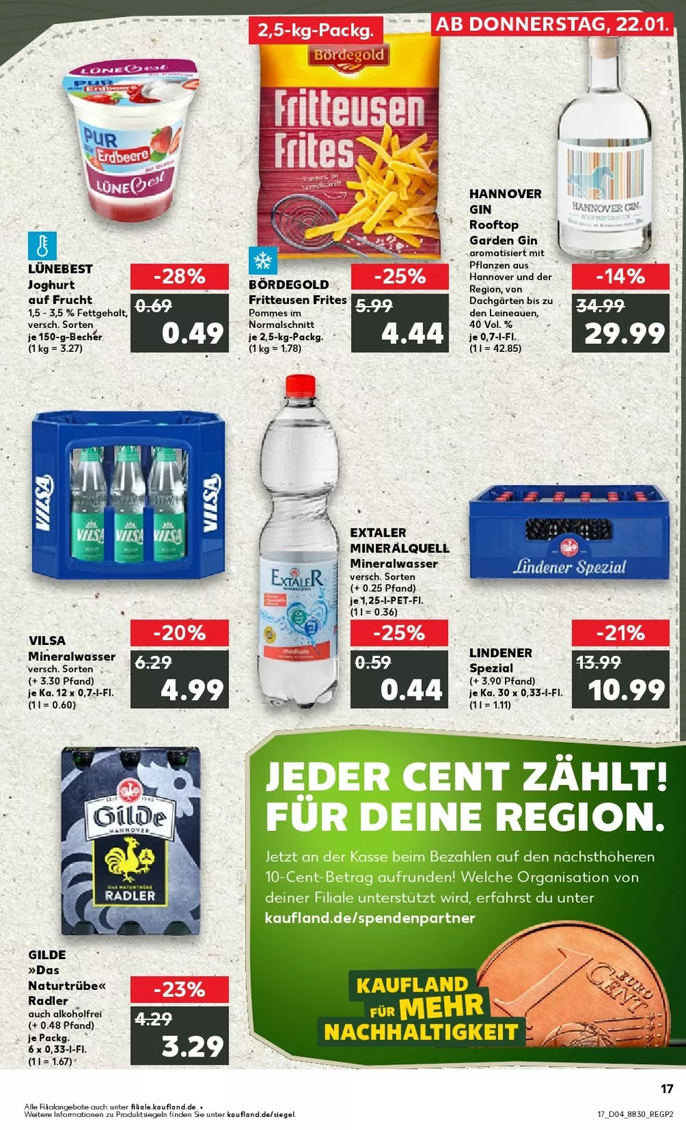 kaufland prospekt januar 22 28 17