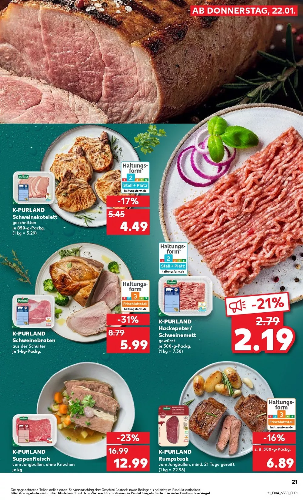 kaufland prospekt januar 22 28 21
