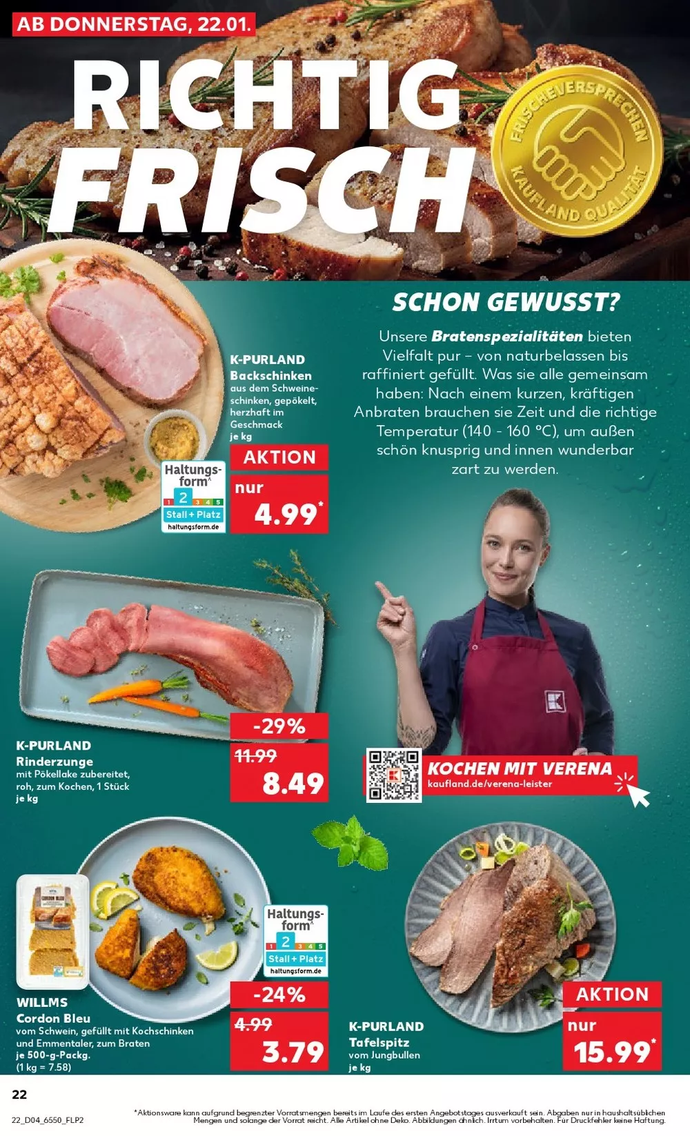 kaufland prospekt januar 22 28 22