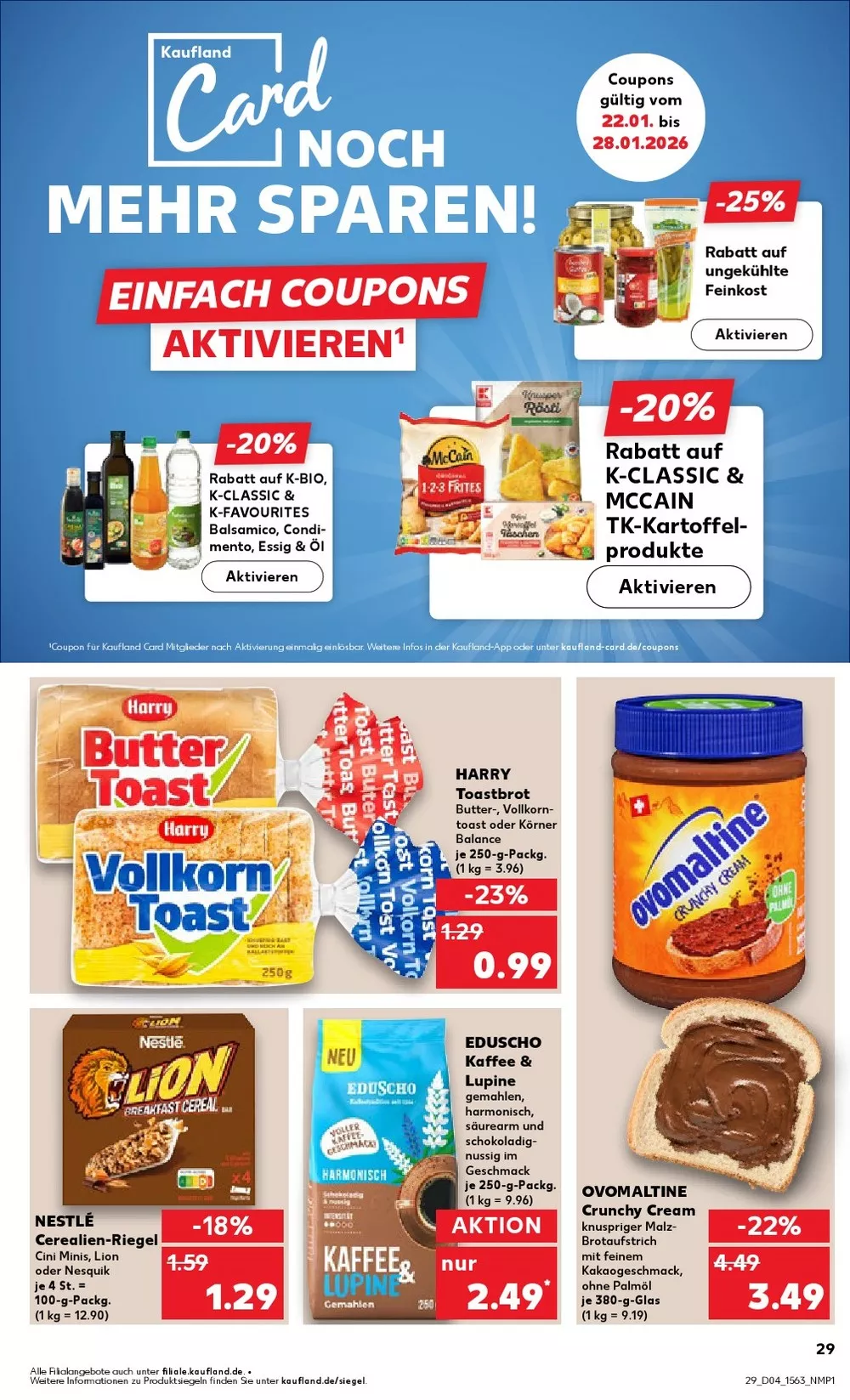 kaufland prospekt januar 22 28 29