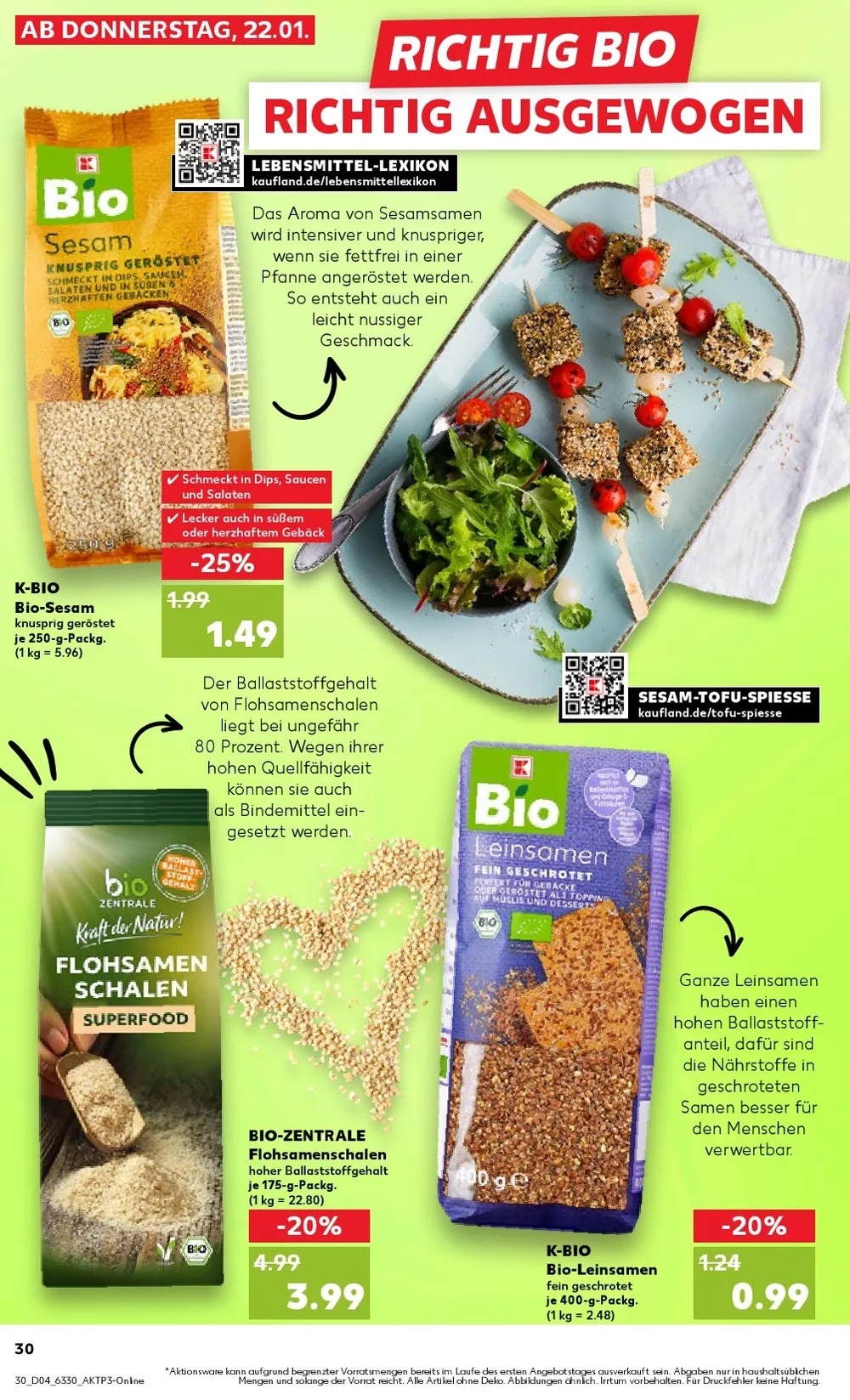 kaufland prospekt januar 22 28 30
