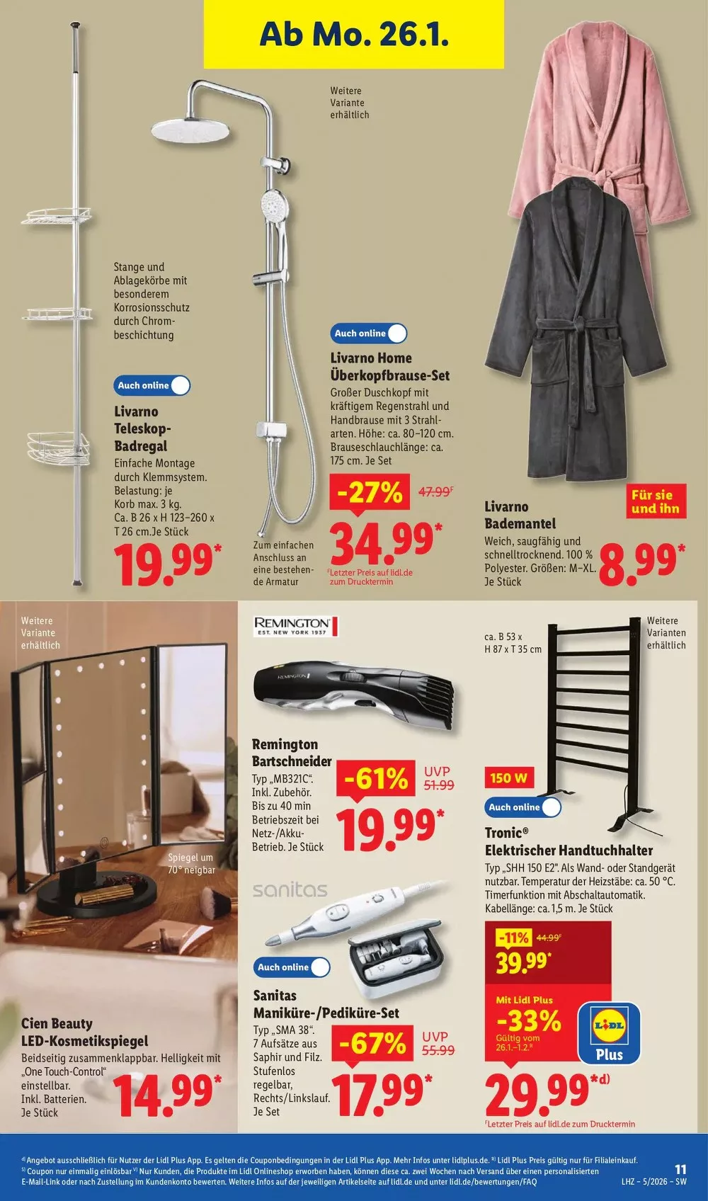 lidl prospekt january 26 31 13