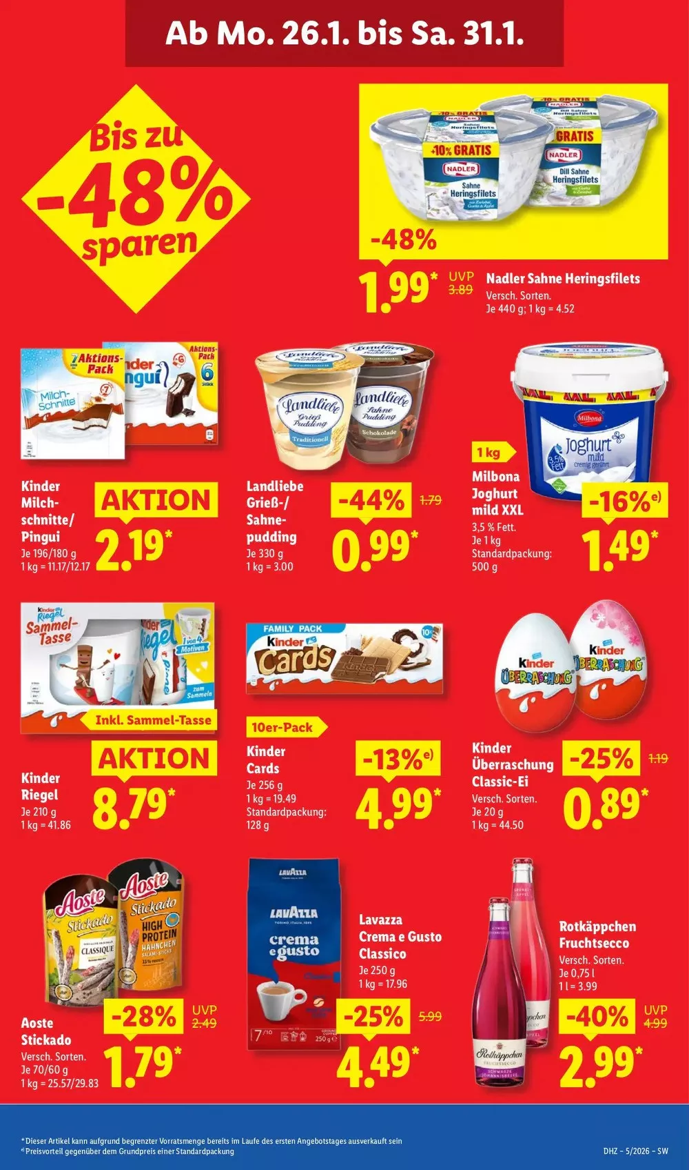 lidl prospekt january 26 31 52