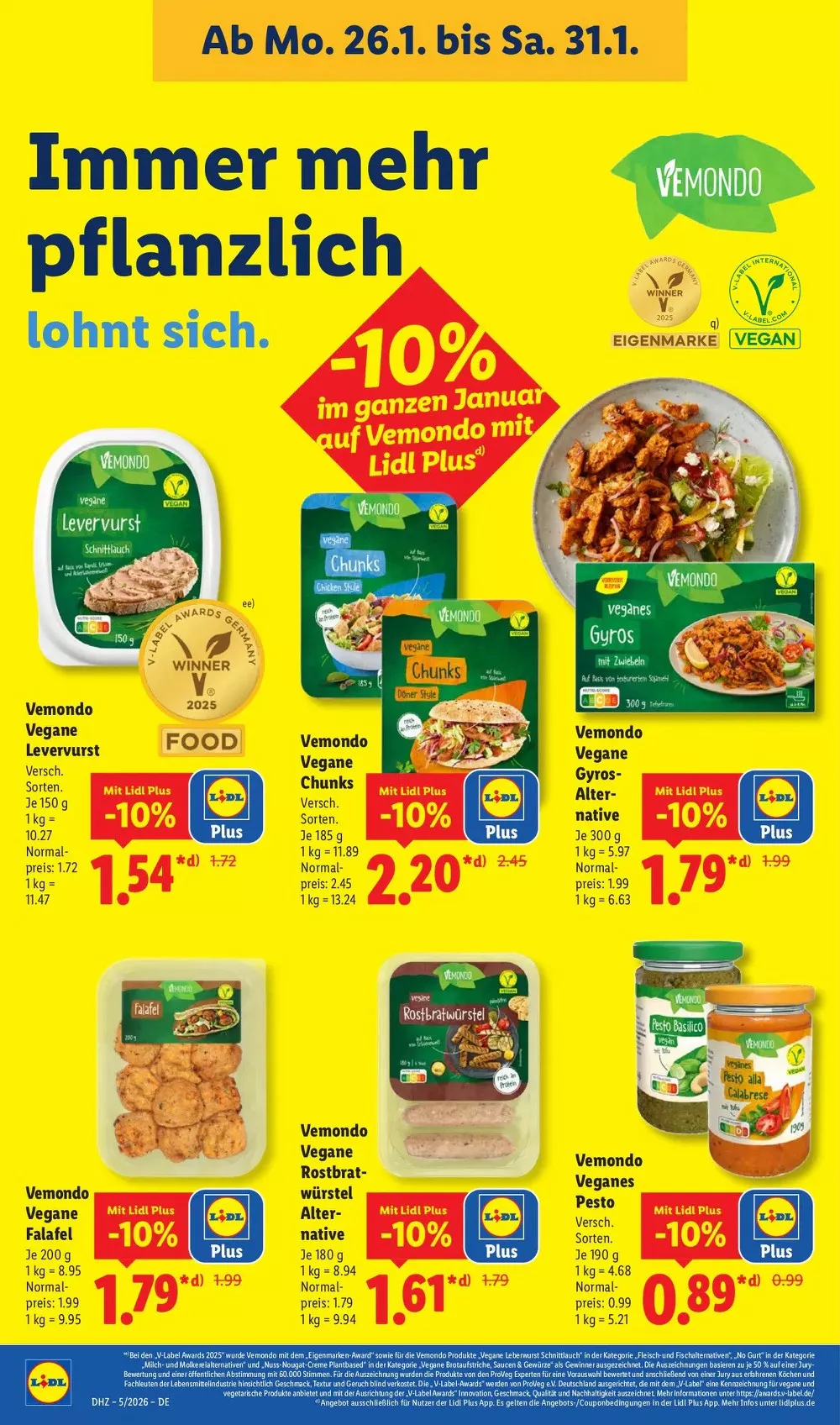 lidl prospekt january 26 31 54