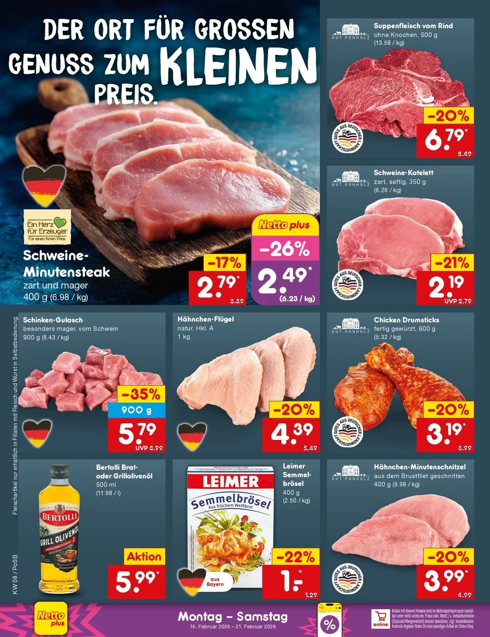 netto marken prospekt februar 16 21 8