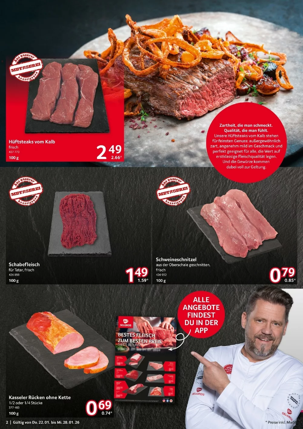 selgros food prospekt januar 22 28 2