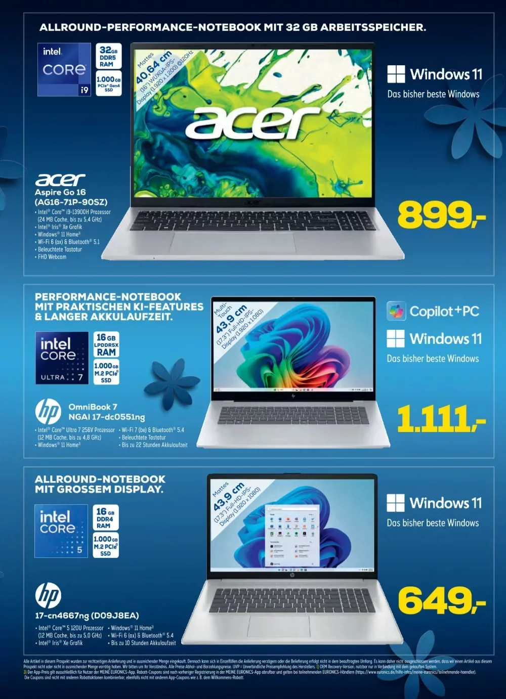 euronics prospekt kw08 kw09 2026 18 02 seite 07