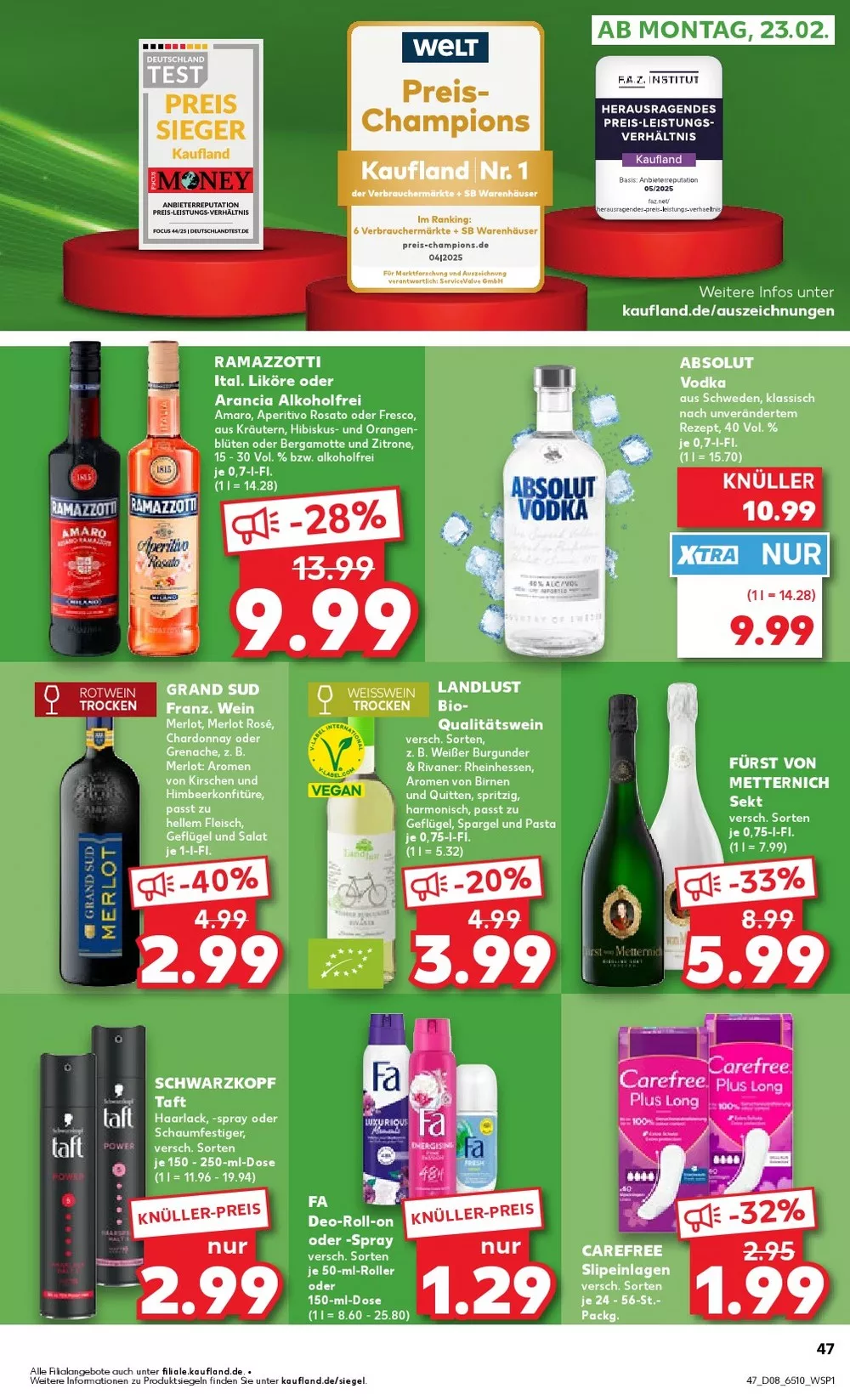 kaufland prospekt februar 19 25 47
