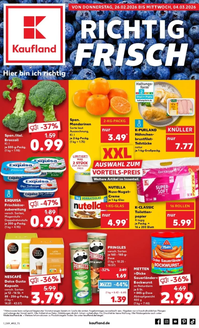 kaufland prospekt kw9