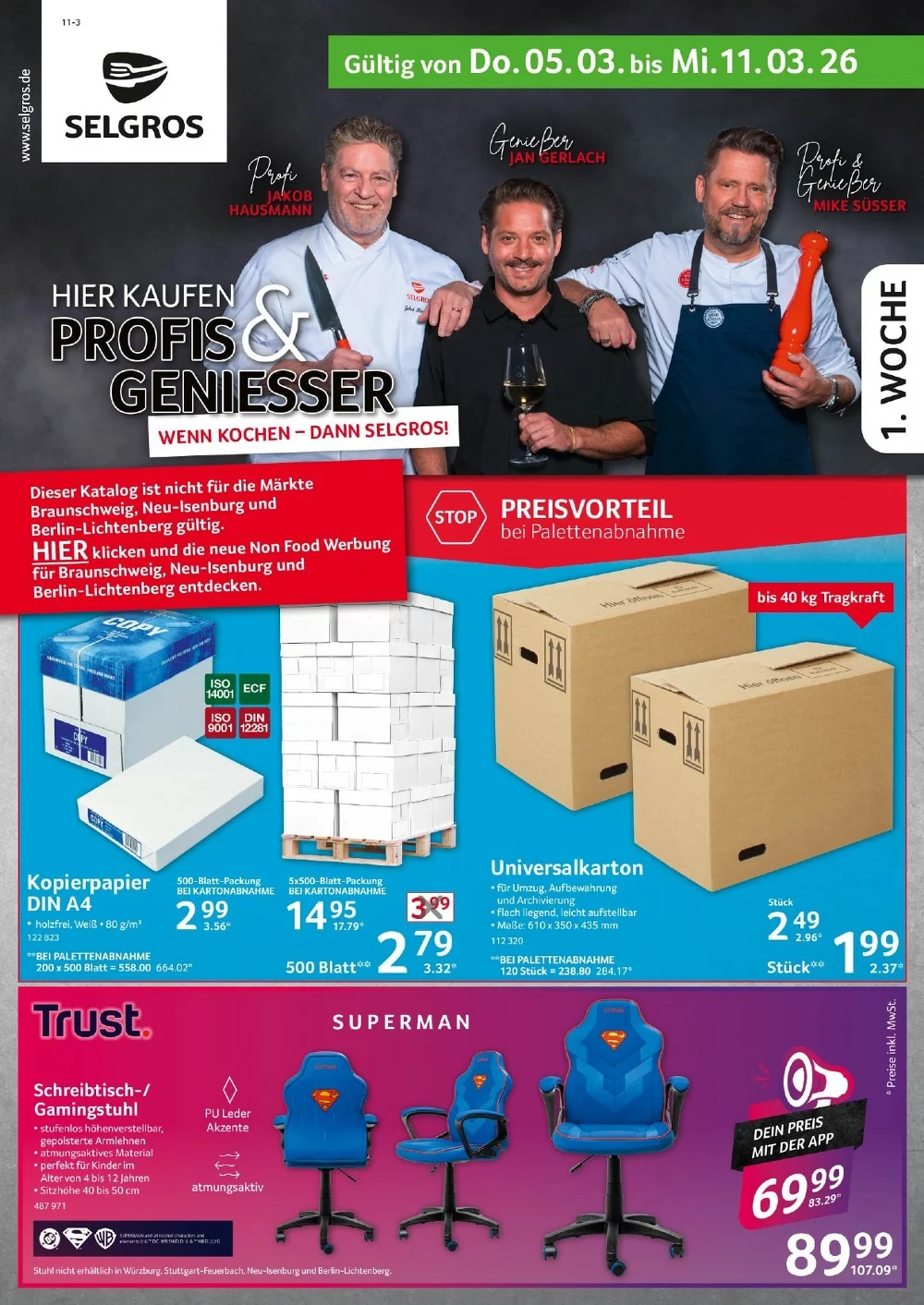 Selgros Prospekt (Nonfood) 05.03.2026 bis 11.03.2026 1 selgros nonfood prospekt kw-11