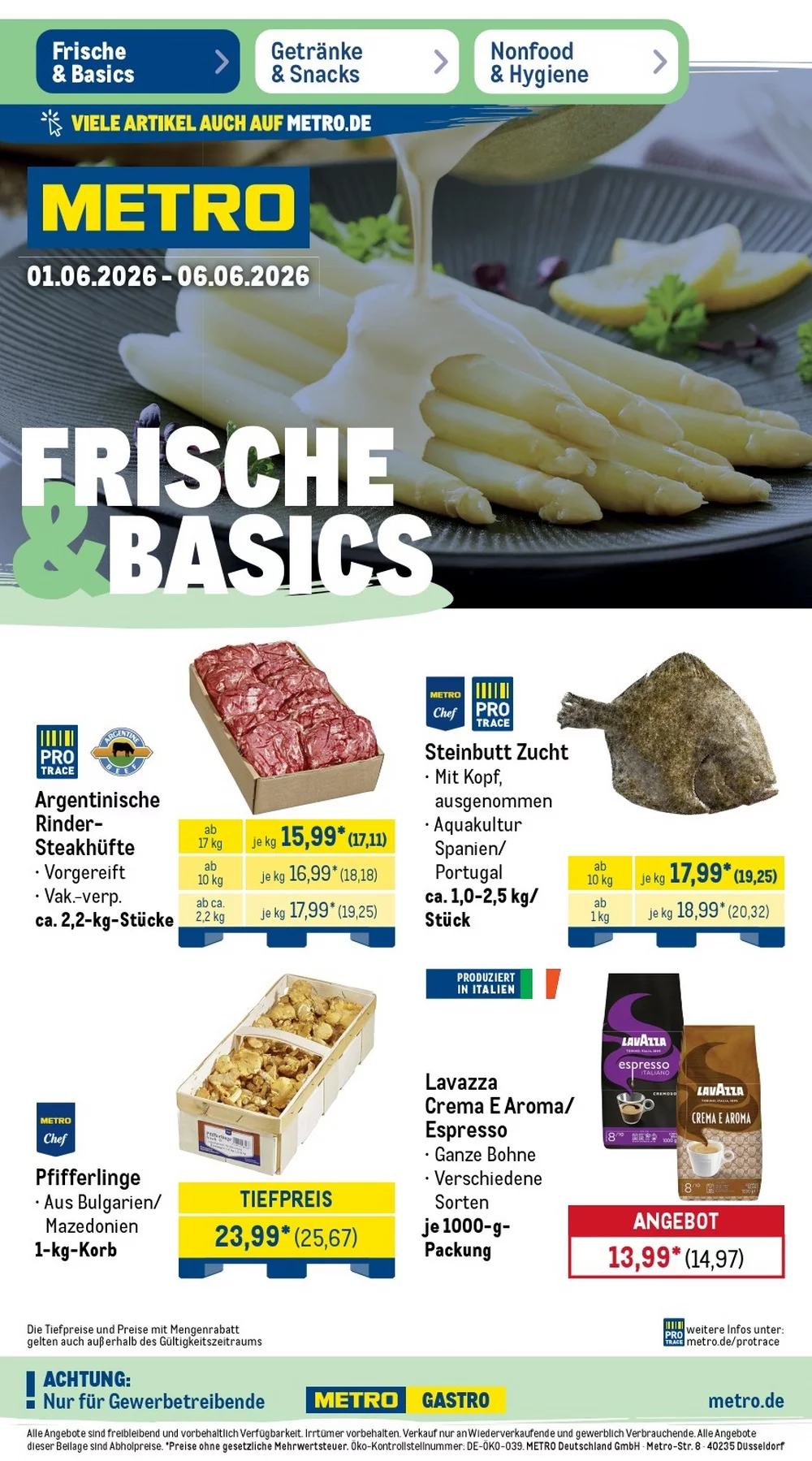 Metro Prospekt Food-Nonfood 01.06.2026 bis 06.06.2026 1 metro prospekt kw-23
