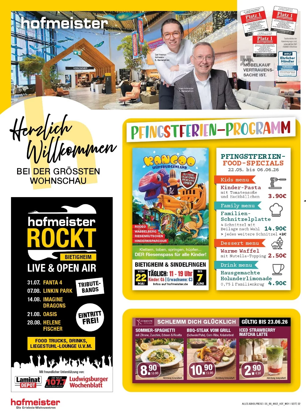 Hofmeister Prospekt 15.06.2026 bis 30.06.2026 2 hofmeister prospekt juni 2