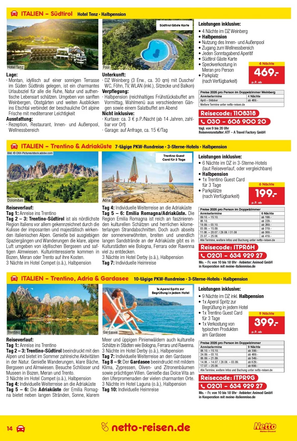 netto marken Reisemagazin 2026 06 14