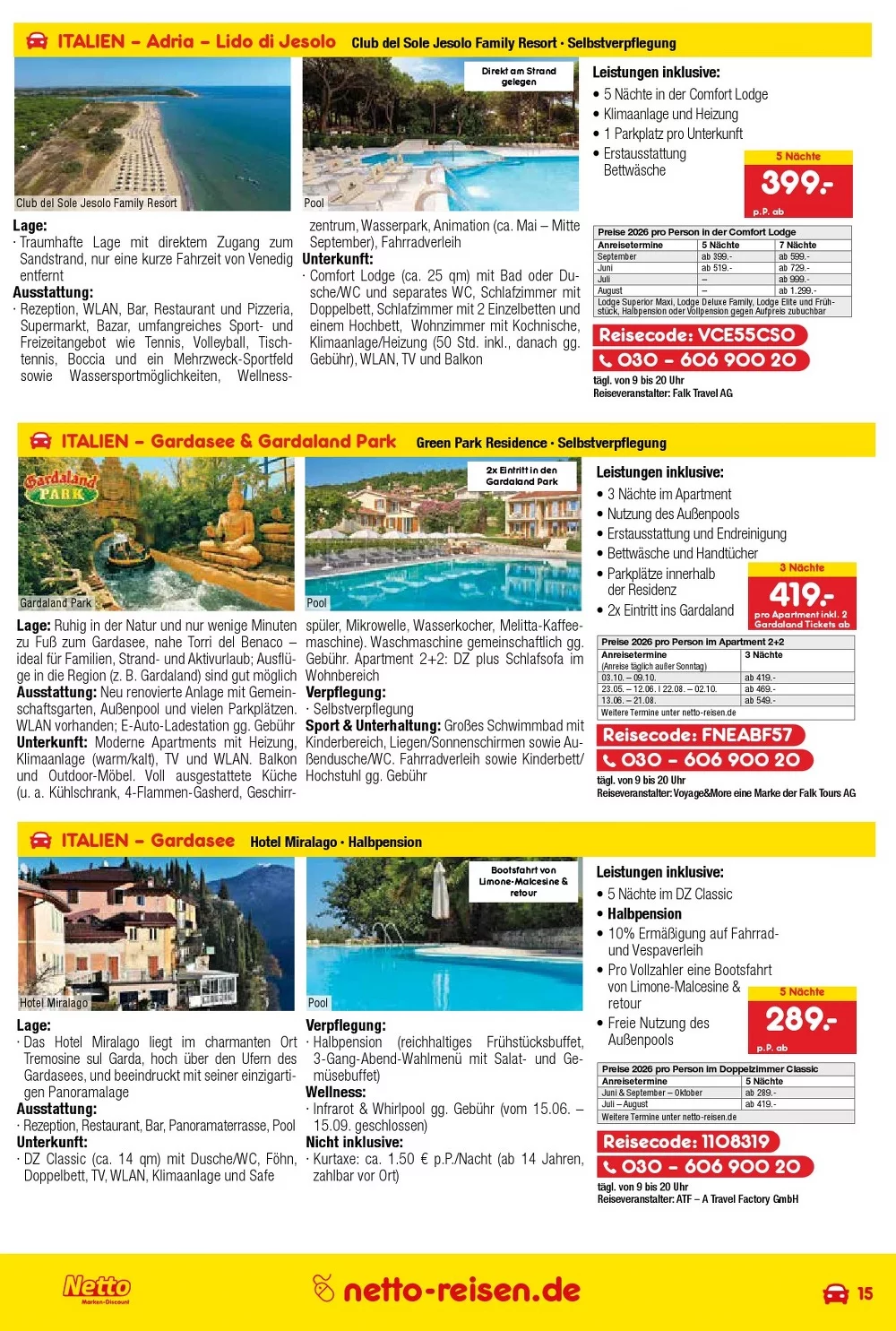 netto marken Reisemagazin 2026 06 15
