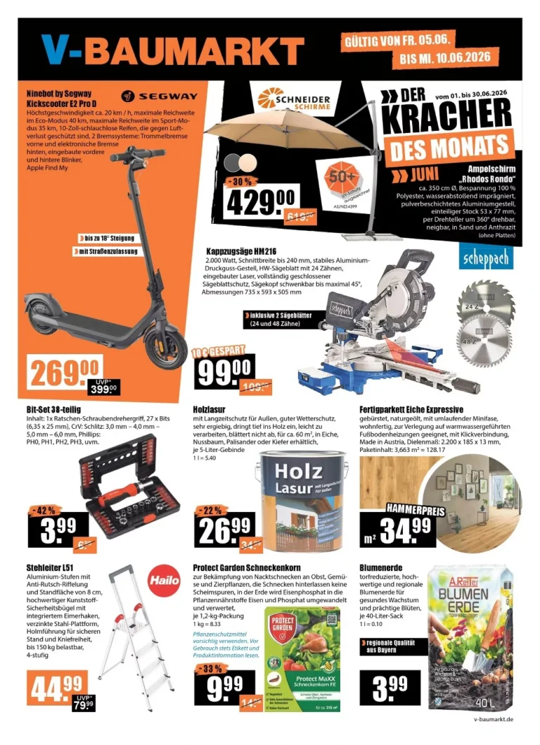 v baumarkt prospekt kw-23