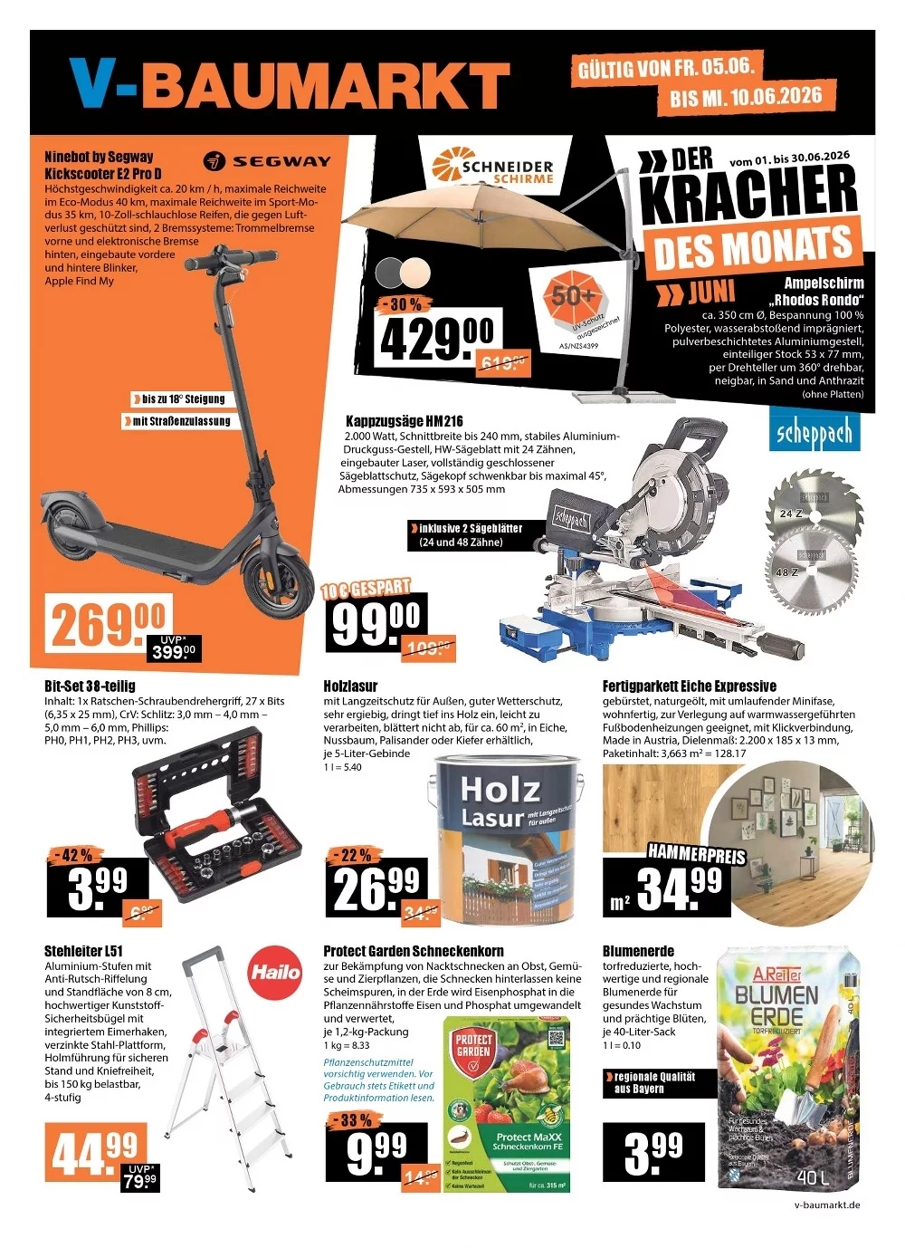 v baumarkt prospekt kw-23