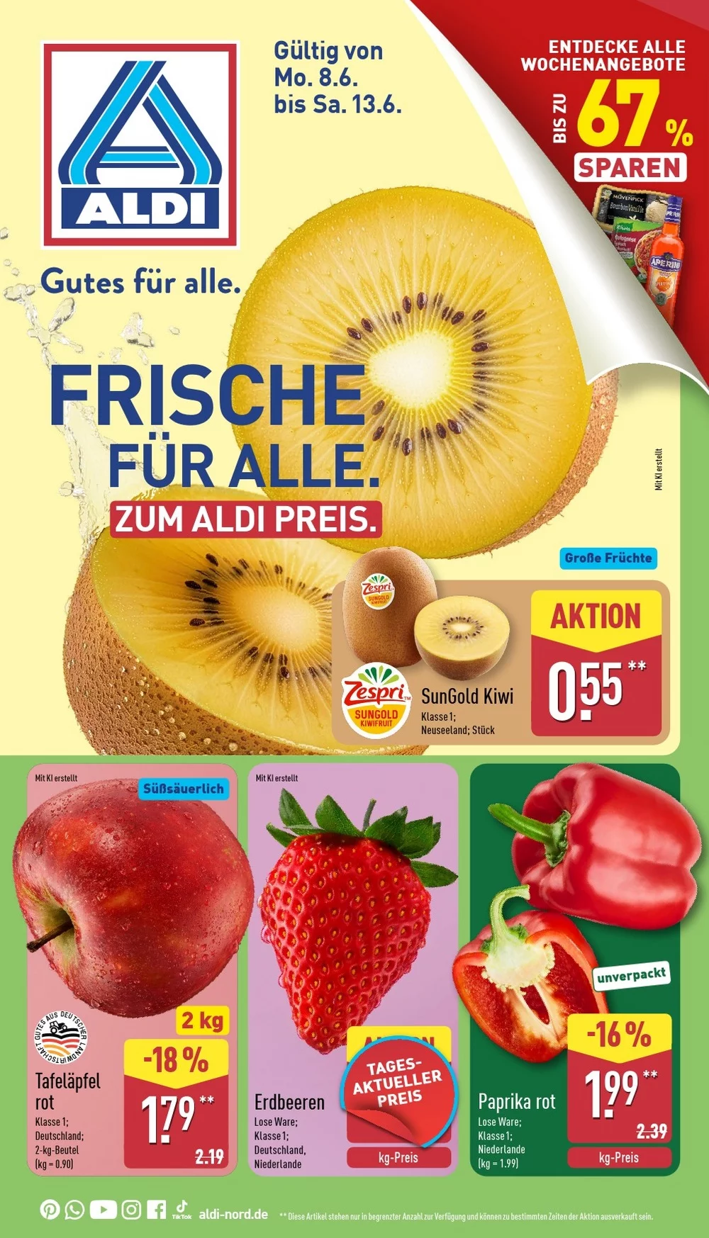 Aldi Nord Prospekt 29.06.2026 bis 04.07.2026 1 aldi nord prospekt kw-24